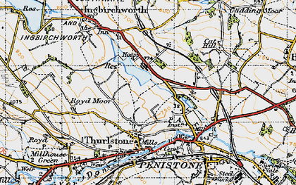 Old map of Scout Dike in 1947