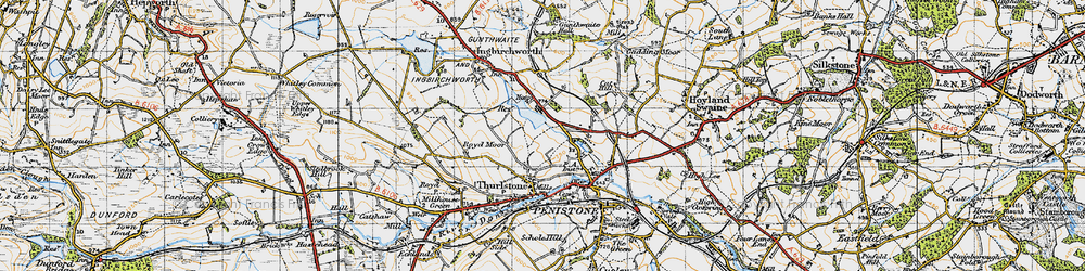 Old map of Scout Dike in 1947