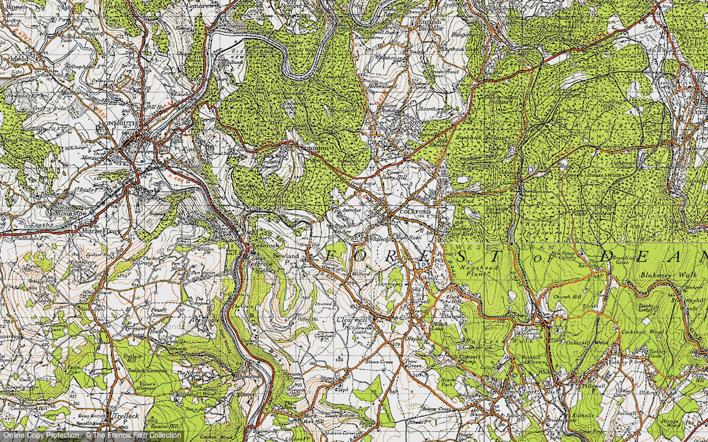 Old Map of Scowles, 1946 in 1946