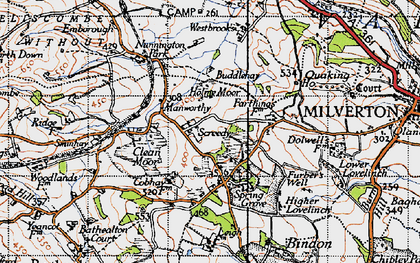 Old map of Screedy in 1946