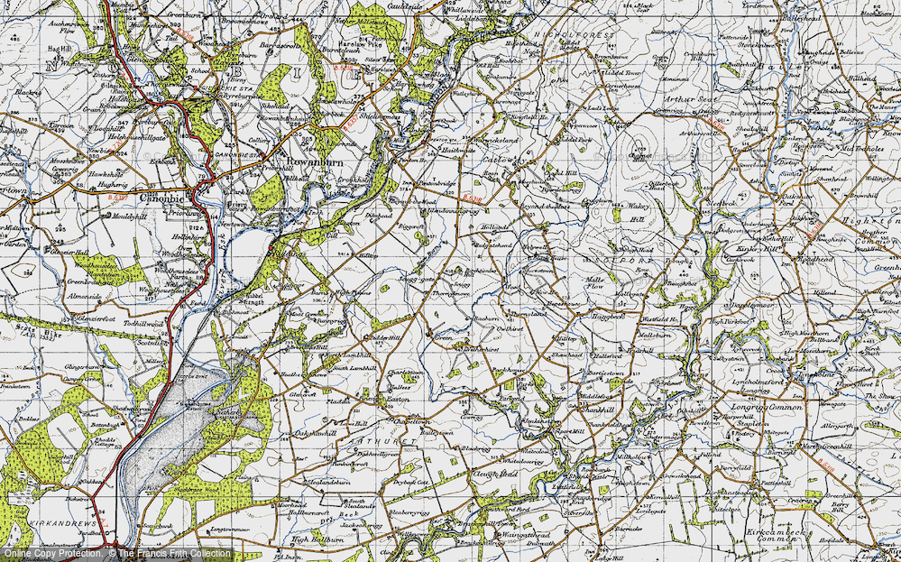 Old Map of Scuggate, 1947 in 1947