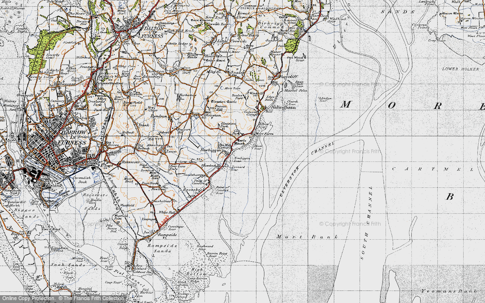 Old Map of Sea Mill, 1947 in 1947