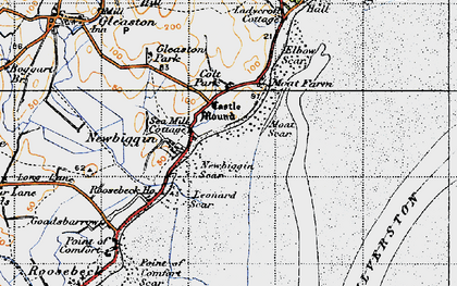 Old map of Sea Mill in 1947