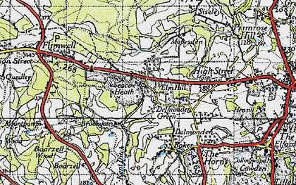 Old map of Seacox Heath in 1940