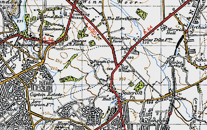 Old map of Seacroft in 1947