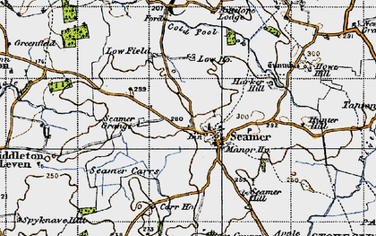 Old map of Seamer in 1947