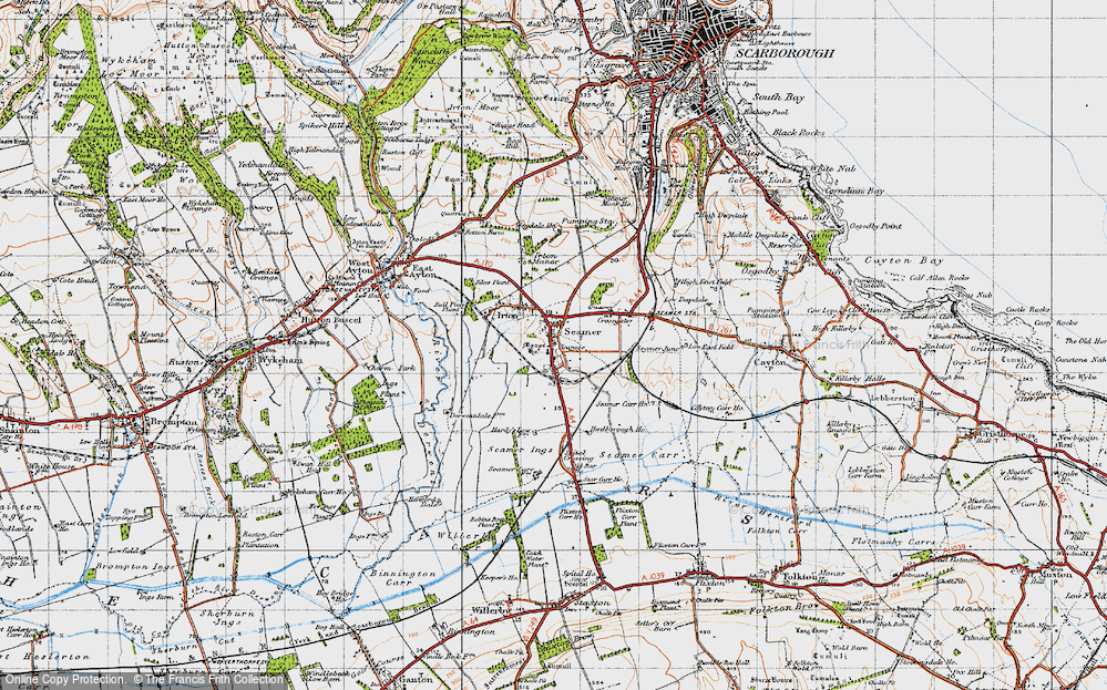Old Map of Seamer, 1947 in 1947