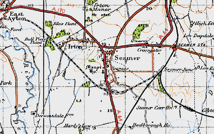 Old map of Seamer in 1947