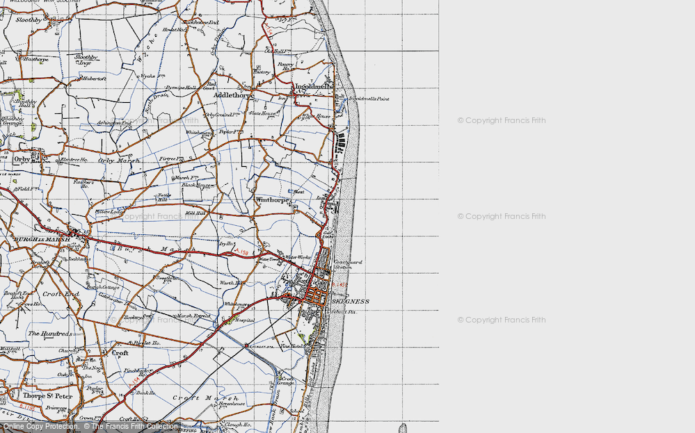 Old Map of Seathorne, 1946 in 1946