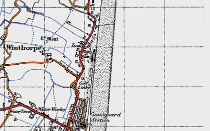 Old map of Seathorne in 1946