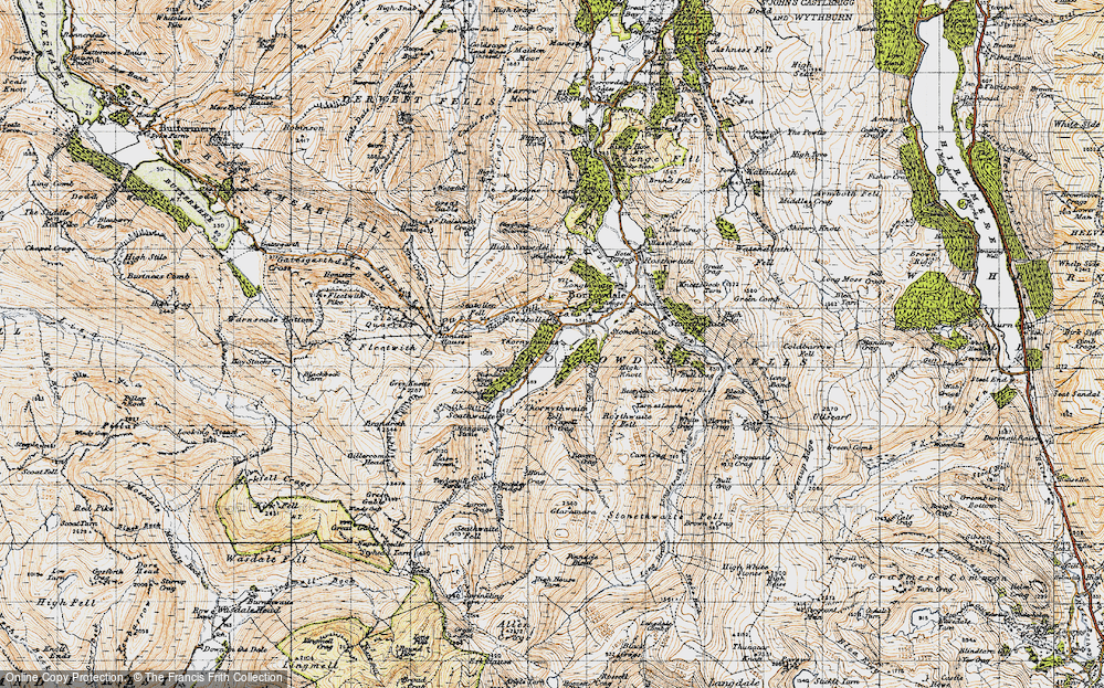 Old Map of Seatoller, 1947 in 1947