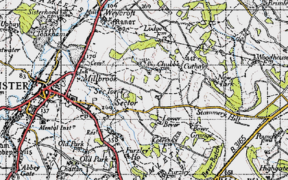 Old map of Sector in 1945