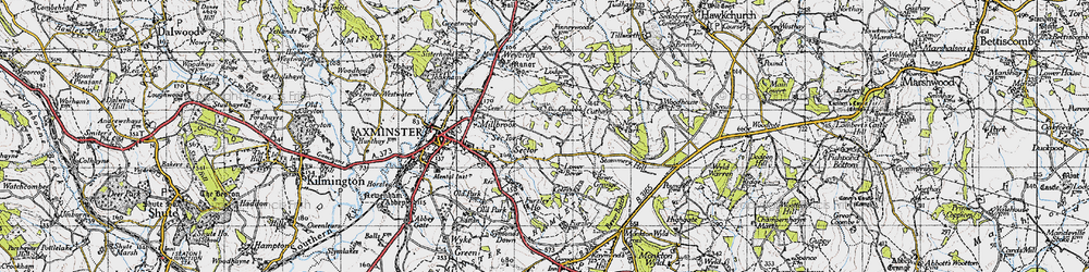Old map of Sector in 1945