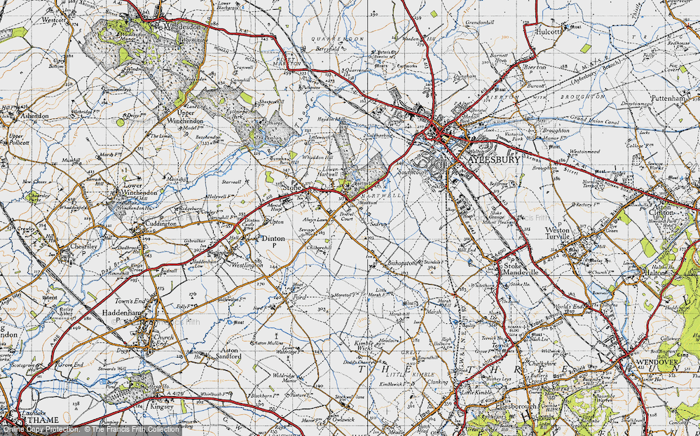 Old Map of Sedrup, 1946 in 1946