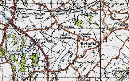 Old map of Seed Lee in 1947