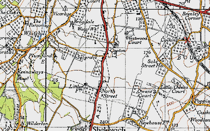 Old map of Selgrove in 1946