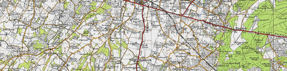 Old map of Selgrove in 1946