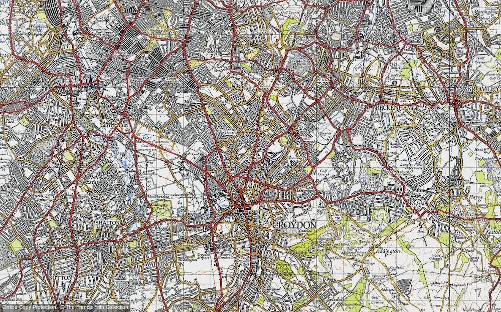 Old Map of Selhurst, 1946 in 1946