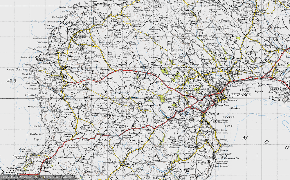 Old Map of Sellan, 1946 in 1946