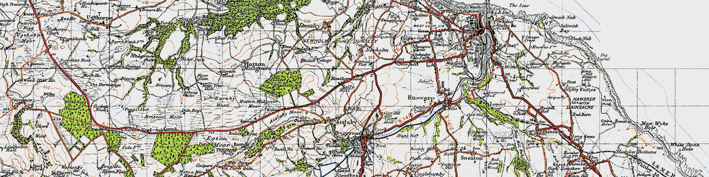 Old map of Selly Hill in 1947