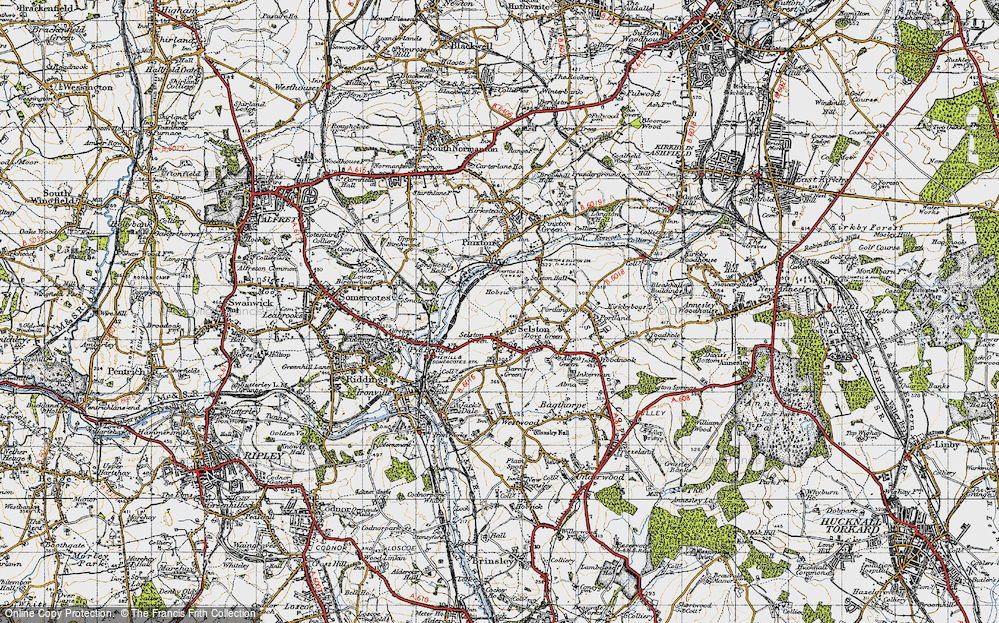 Old Map of Selston Green, 1946 in 1946