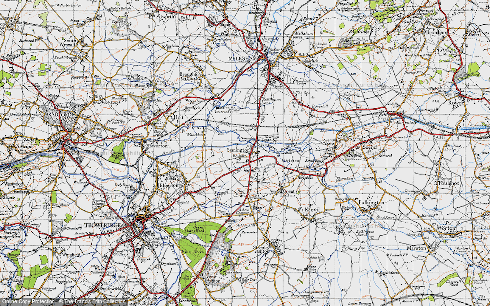 Old Map of Semington, 1940 in 1940