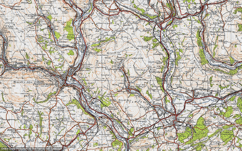 Old Map of Senghenydd, 1947 in 1947