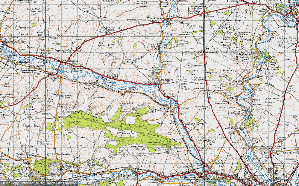 Old Map of Serrington, 1940 in 1940