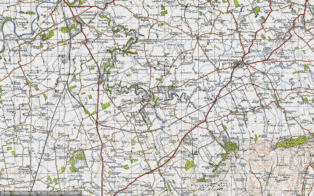 Old Map of Sexhow, 1947 in 1947