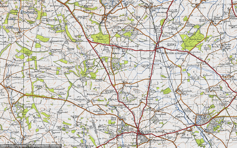 Old Map of Sezincote, 1946 in 1946