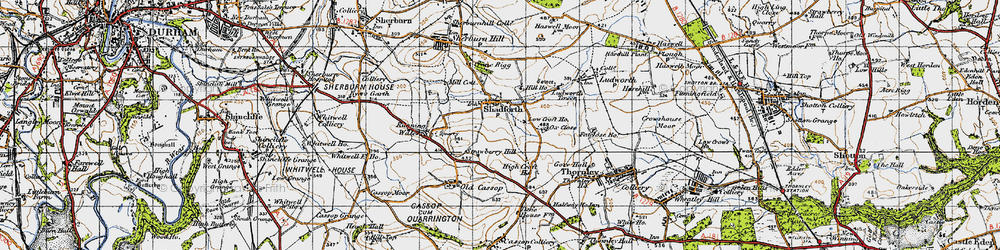Old map of Shadforth in 1947