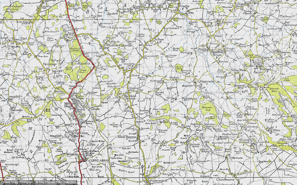 Old Map of Sharnhill Green, 1945 in 1945