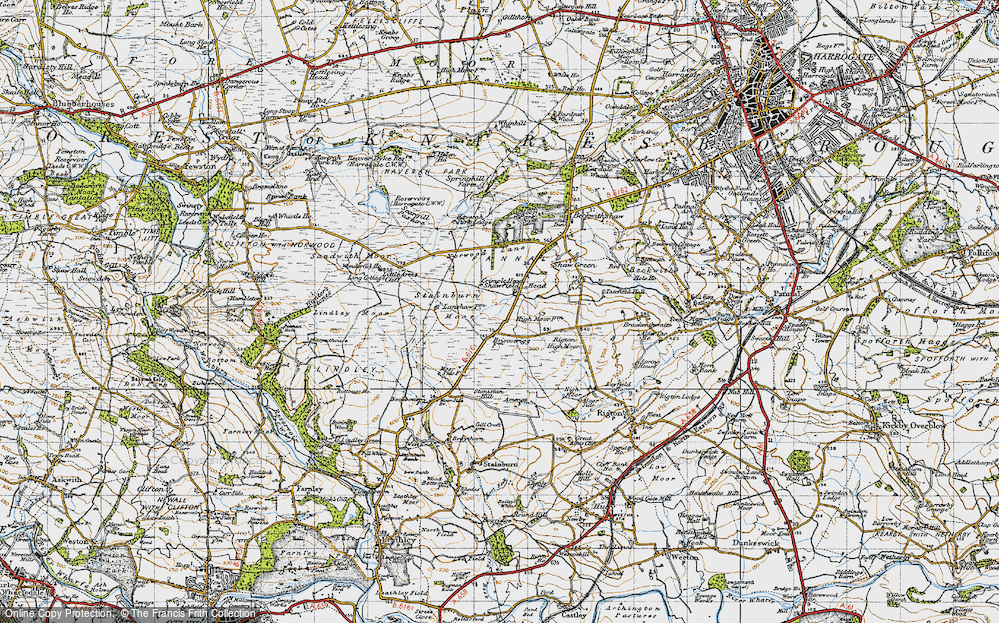Old Map of Shawfield Head, 1947 in 1947
