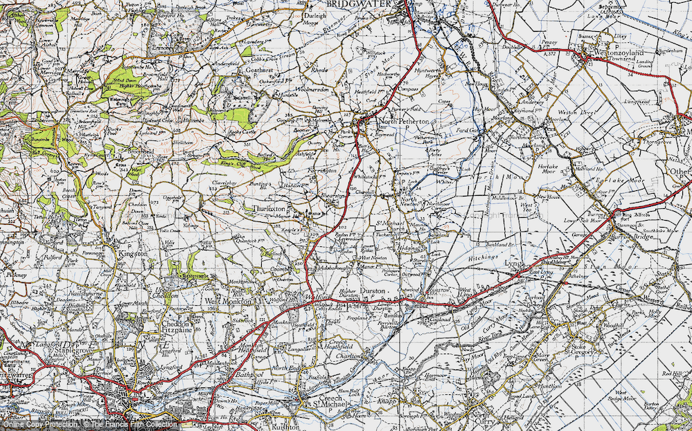 Old Map of Shearston, 1946 in 1946