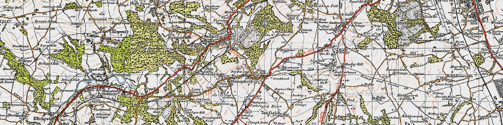 Old map of Sheep Hill in 1947
