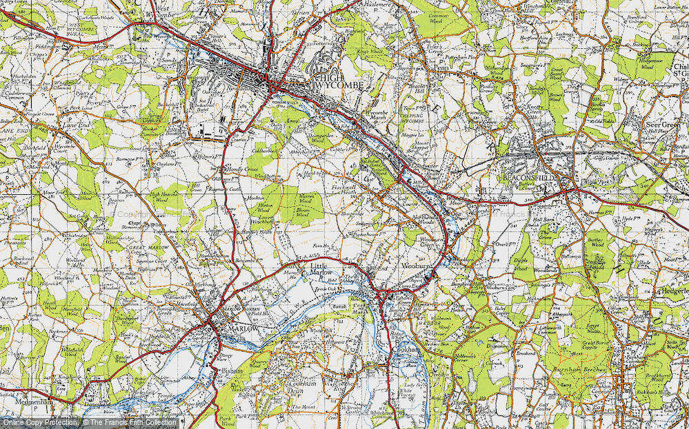 Old Map of Sheepridge, 1947 in 1947
