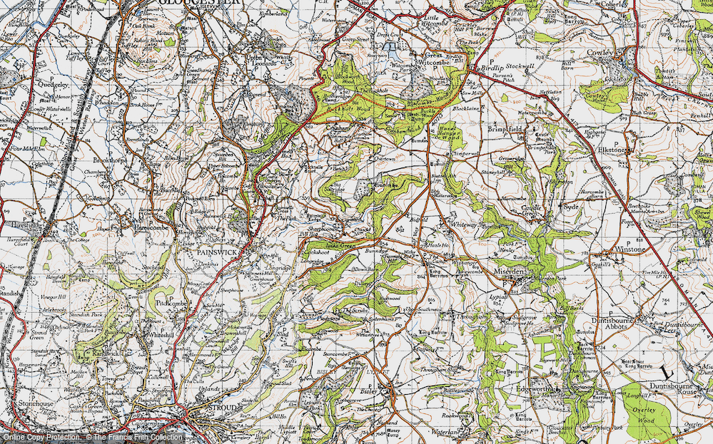 Old Map of Sheepscombe, 1946 in 1946