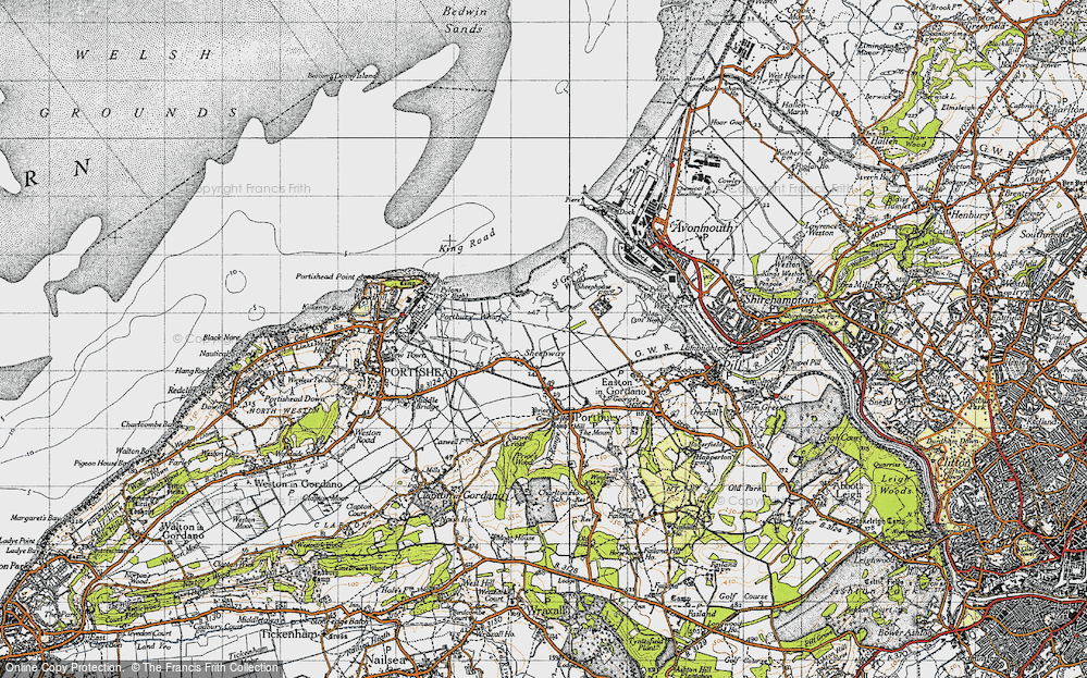 Old Map of Sheepway, 1946 in 1946