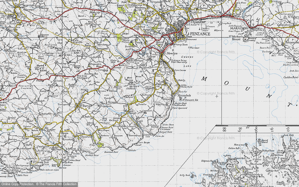 Old Map of Sheffield, 1946 in 1946