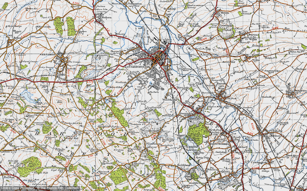 Old Map of Shelthorpe, 1946 in 1946