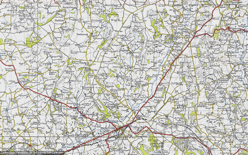 Old Map of Shelvin, 1946 in 1946