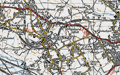 Old map of Shepherd Hill in 1947