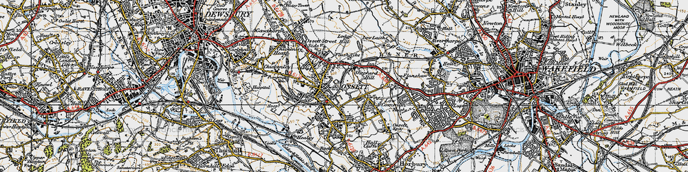 Old map of Shepherd Hill in 1947
