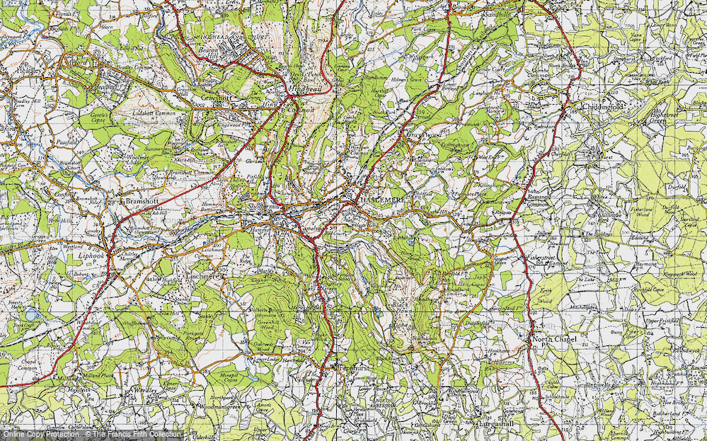Old Map of Shepherd's Hill, 1940 in 1940