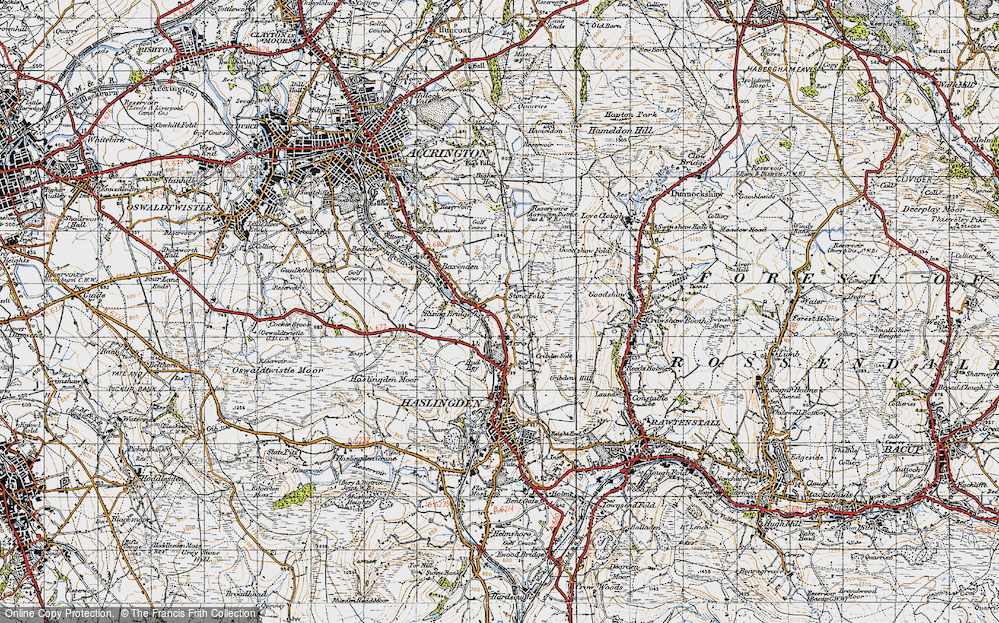 Old Map of Sherfin, 1947 in 1947