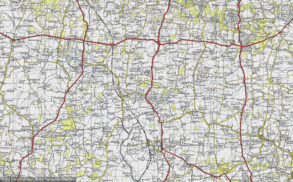 Old Map of Shermanbury, 1940 in 1940