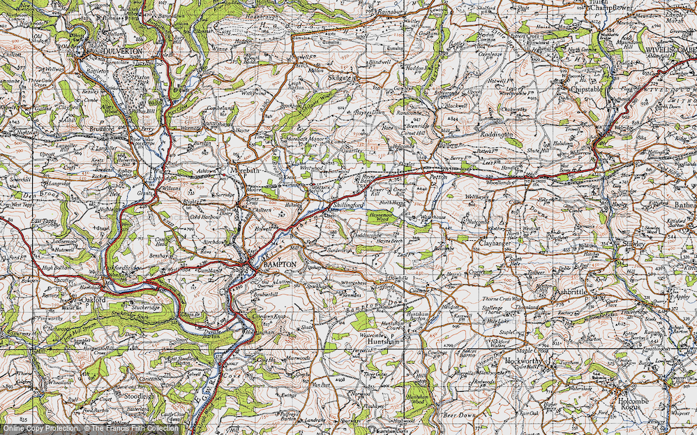Old Map of Shillingford, 1946 in 1946
