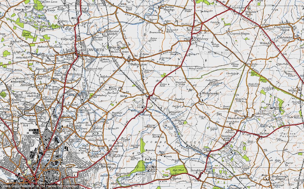 Old Map of Shilton, 1946 in 1946