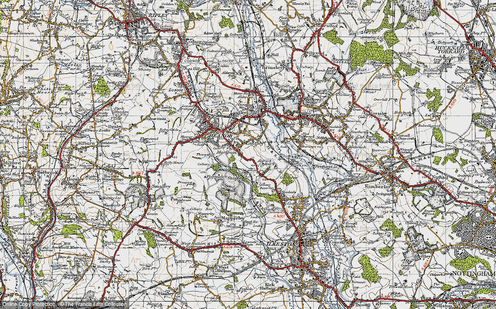 Old Map of Shipley, 1946 in 1946