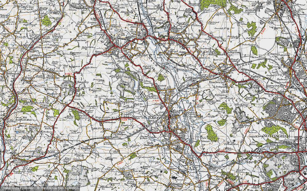 Old Map of Shipley Common, 1946 in 1946